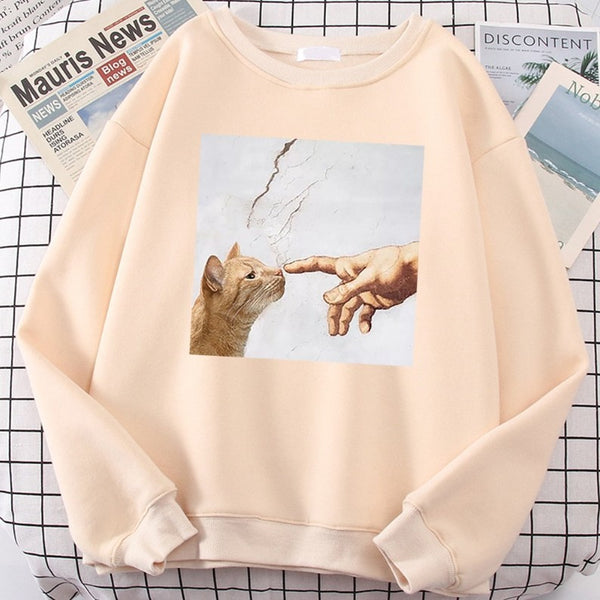 Cat Touch Cat Sweatshirt